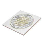 FLOWER OF LIFE / Blume des Lebens - BiColor タイル (側面)