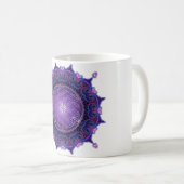 FLOWER OF LIFE / Blume des Lebens - Mandala I コーヒーマグカップ (正面右)