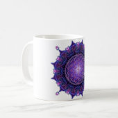FLOWER OF LIFE / Blume des Lebens - Mandala I コーヒーマグカップ (正面左)