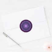 FLOWER OF LIFE / Blume des Lebens - Mandala I ラウンドシール (封筒)