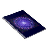 FLOWER OF LIFE / Blume des Lebens Mandala I Square ノートブック (右側)