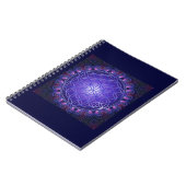 FLOWER OF LIFE / Blume des Lebens Mandala I Square ノートブック (左側)