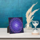 FLOWER OF LIFE / Blume des Lebens Mandala I Square フォトプラーク (インサイチュ)