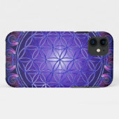 FLOWER OF LIFE / Blume des Lebens Mandala I Square Case-Mate iPhoneケース (裏面(横))