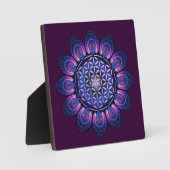 FLOWER OF LIFE / Blume des Lebens - Mandala II フォトプラーク (正面)