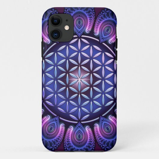 FLOWER OF LIFE / Blume des Lebens - Mandala II Case-Mate iPhoneケース (裏面)