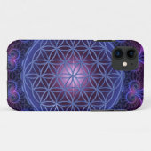 FLOWER OF LIFE/Blume des Lebens Mandala II Square Case-Mate iPhoneケース (裏面(横))