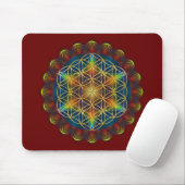 FLOWER OF LIFE / Blume des Lebens - Mandala III マウスパッド (マウス)