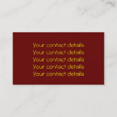 FLOWER OF LIFE / Blume des Lebens - Mandala III 名刺 (裏面)