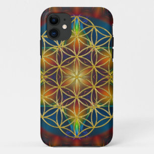 FLOWER OF LIFE / Blume des Lebens - Mandala III iPhone 11 ケース