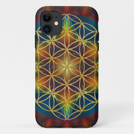 FLOWER OF LIFE / Blume des Lebens - Mandala III Case-Mate iPhoneケース (裏面)