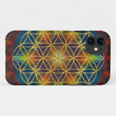FLOWER OF LIFE / Blume des Lebens - Mandala III Case-Mate iPhoneケース (裏面(横))