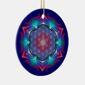 FLOWER OF LIFE / Blume des Lebens - Mandala IV セラミックオーナメント (右)