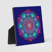 FLOWER OF LIFE / Blume des Lebens - Mandala IV フォトプラーク (正面)