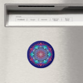 FLOWER OF LIFE / Blume des Lebens - Mandala IV マグネット (インサイチュ (食洗機))