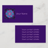 FLOWER OF LIFE/Blume des Lebens Mandala IV Square 名刺 (正面/裏面)