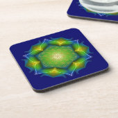FLOWER OF LIFE / Blume des Lebens - Mandala V コースター (左側)