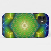 FLOWER OF LIFE / Blume des Lebens - Mandala V Case-Mate iPhoneケース (裏面(横))
