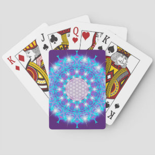 FLOWER OF LIFE/Blume des Lebens Stars Mandala トランプ