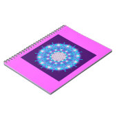 FLOWER OF LIFE/Blume des Lebens Stars Mandala ノートブック (左側)