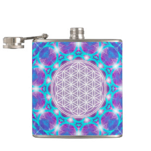 FLOWER OF LIFE/Blume des Lebens Stars Mandala フラスク