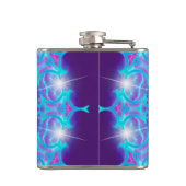 FLOWER OF LIFE/Blume des Lebens Stars Mandala フラスク (裏面)