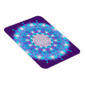 FLOWER OF LIFE/Blume des Lebens Stars Mandala マグネット (右側)