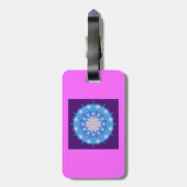 FLOWER OF LIFE/Blume des Lebens Stars Mandala ラゲッジタグ (裏面縦)