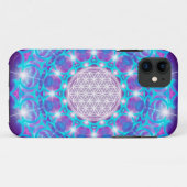 FLOWER OF LIFE/Blume des Lebens Stars Mandala Case-Mate iPhoneケース (裏面(横))