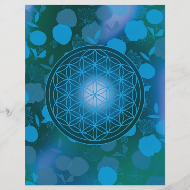 flower of life, chakra,zen,sacred geometric, (正面)