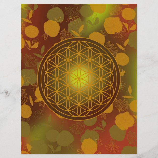 flower of life, chakra,zen,sacred geometric, (正面)