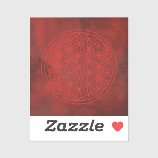 flower of life, chakra,zen,sacred geometric, シール (シート)
