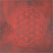 flower of life, chakra,zen,sacred geometric, シール (正面)