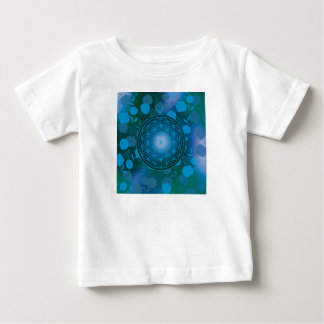 flower of life, chakra,zen,sacred geometric, ベビーTシャツ