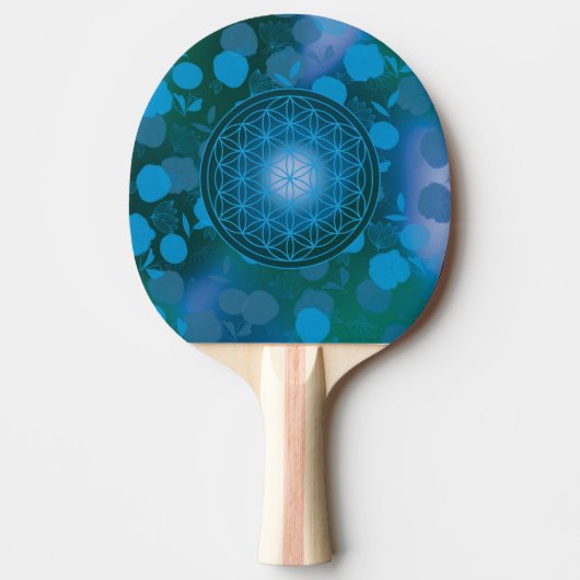 flower of life, chakra,zen,sacred geometric, 卓球ラケット (正面)