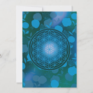 flower of life, chakra,zen,sacred geometric, 招待状