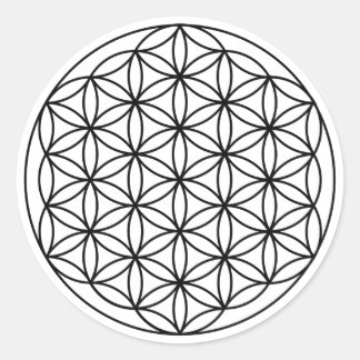 Flower of Life Examinationスタンプ | 6 ct ラウンドシール