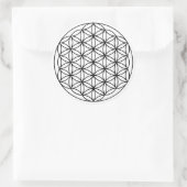 Flower of Life Examinationスタンプ | 6 ct ラウンドシール (バッグ)