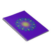 Flower Of Life - Indian Mandala 3 ノートブック (右側)