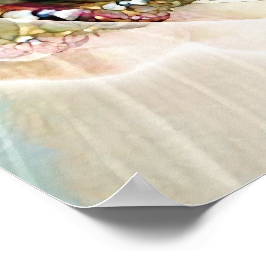 Flower of Life Mandala 19 Poster ポスター (角)