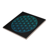 flower of life sacred geometry symbol ancient zen  タイル (側面)