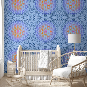 Flower Of Life - Seamless Pattern Art 9 壁紙