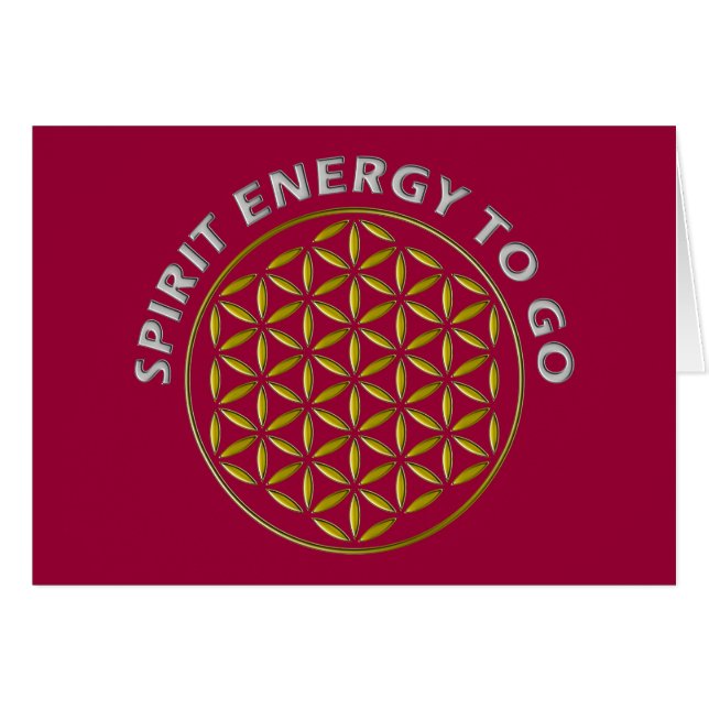 FLOWER OF LIFE - STAMP – 行くスピリットエネルギー (正面横)