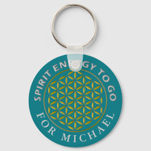 FLOWER OF LIFE - STAMP – 行くスピリットエネルギー キーホルダー