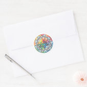 Flower of Life Stickers ラウンドシール (封筒)