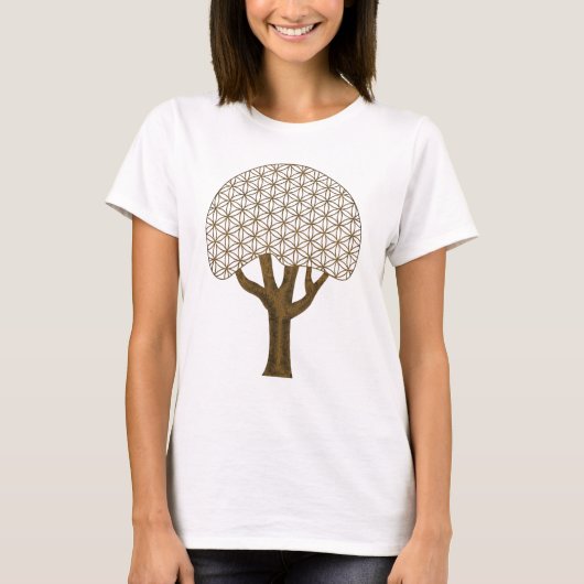 Flower of Life TREE of Life Tシャツ (正面)