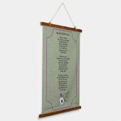 Flower of Scotland Lyrics  Hanging Tapestry 吊り下げ型タペストリー (傾斜あり)
