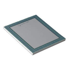 Flower of Scotland Original Scottish Tartan  ノートパッド