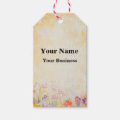 Flower Oilpainting ギフトタグ (正面)