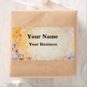 Flower Oilpainting ラベル (インサイチュ)